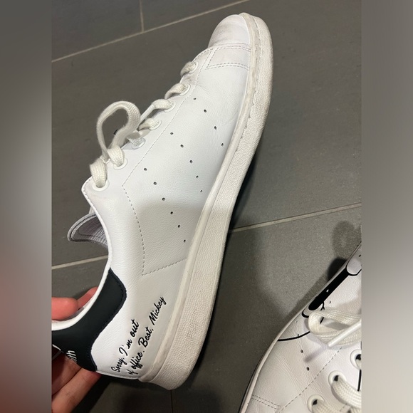 Adidas Stan Smith Mickey Mouse white and black sneakers - Picture 7 of 7